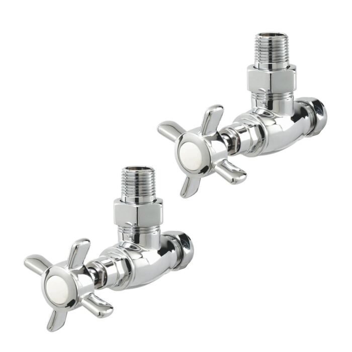 Traditional Angled Radiator Valves
