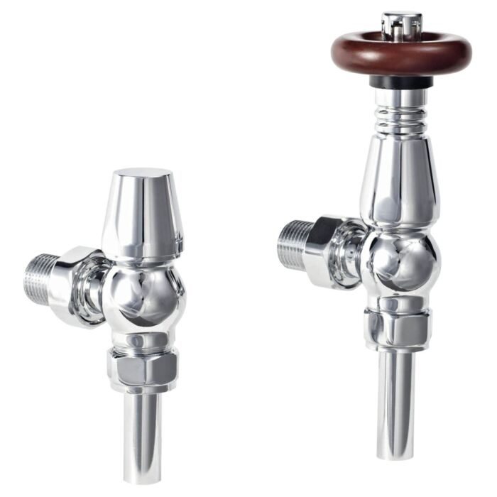 Oxford Thermostatic Angled Radiator Valves