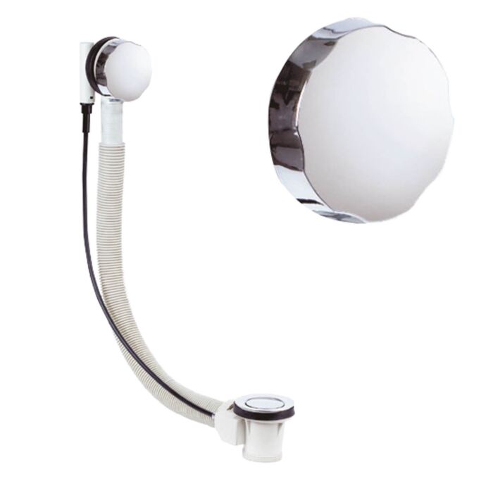 Round Overflow & Pop Up Bath Waste